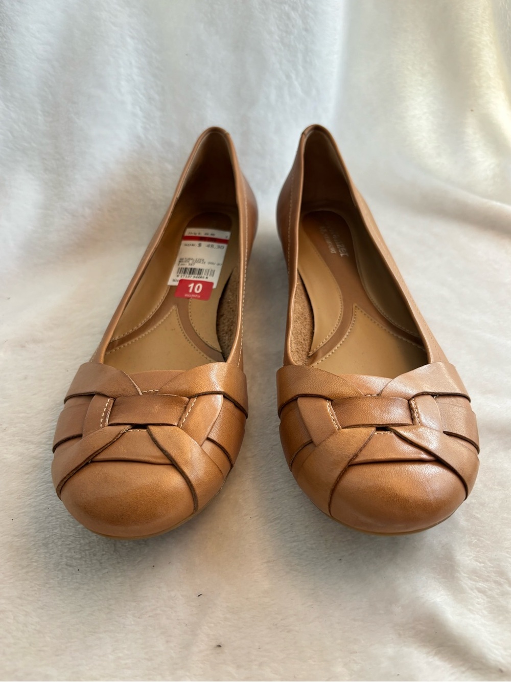 Naturalizer Maude Cookie Dough Ballet Flats Size 10